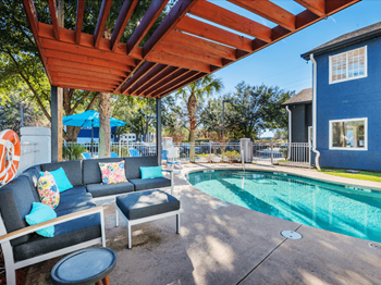 Poolside lounge